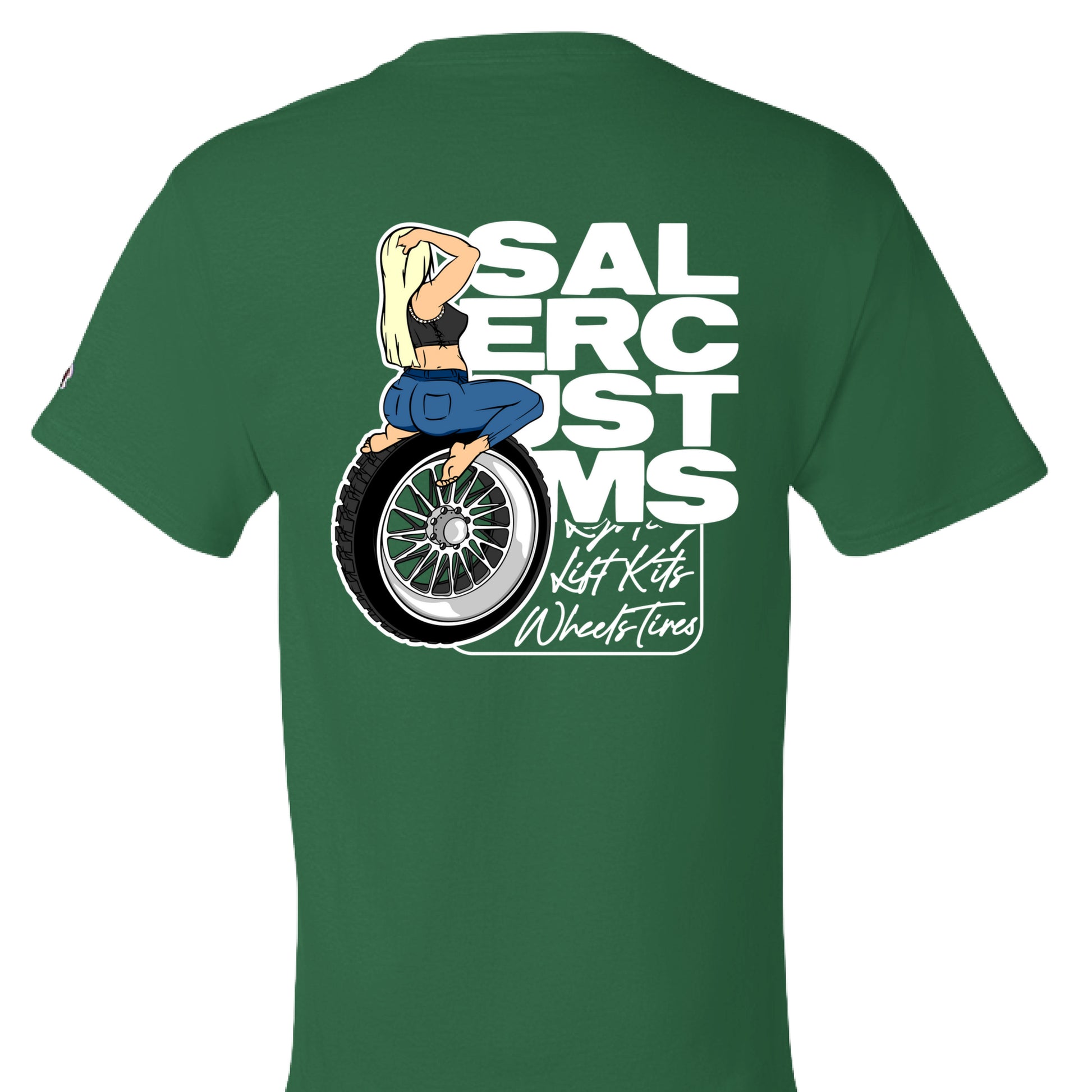 DARK GREEN - BACK
